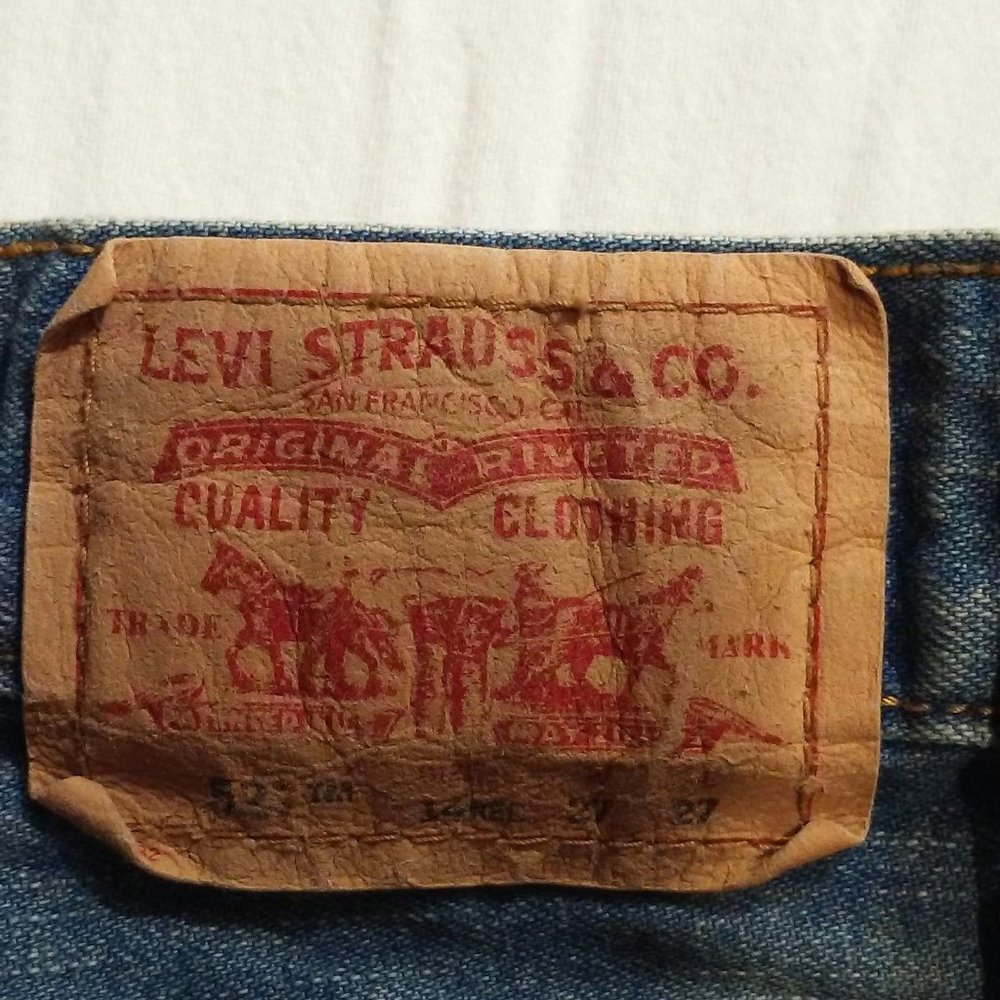 Levis boys 527 jeans 14 Reg W27"xL27" Light blue - Picture 6 of 11